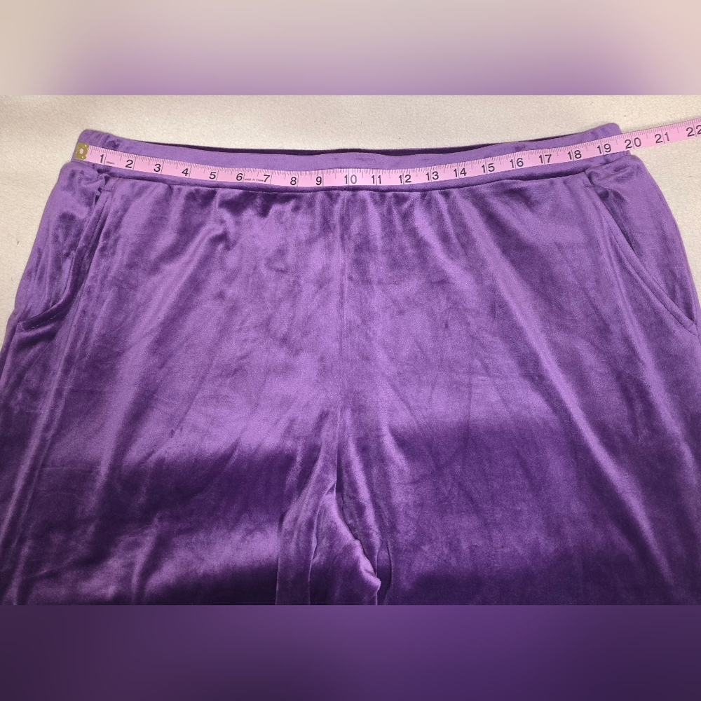 1x Kate And Mallory Purple Velour Tracksuit NWOT (F) - Picture 5 of 11